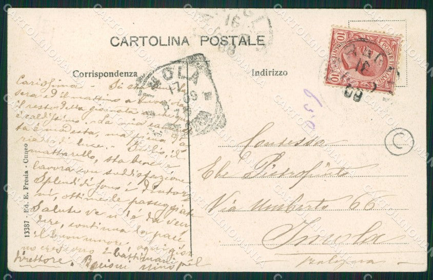 Cuneo Caraglio cartolina QK8953 – retro