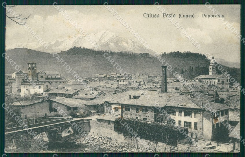 Cuneo Chiusa Pesio SCOLLATA cartolina QK8963 – fronte