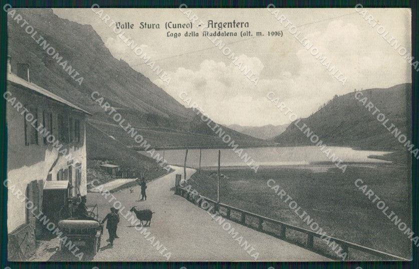 Cuneo Argentera Colle della Maddalena cartolina QK8971 – fronte