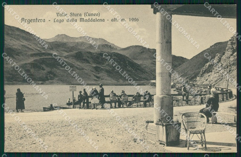 Cuneo Argentera Colle della Maddalena cartolina QK8974 – fronte