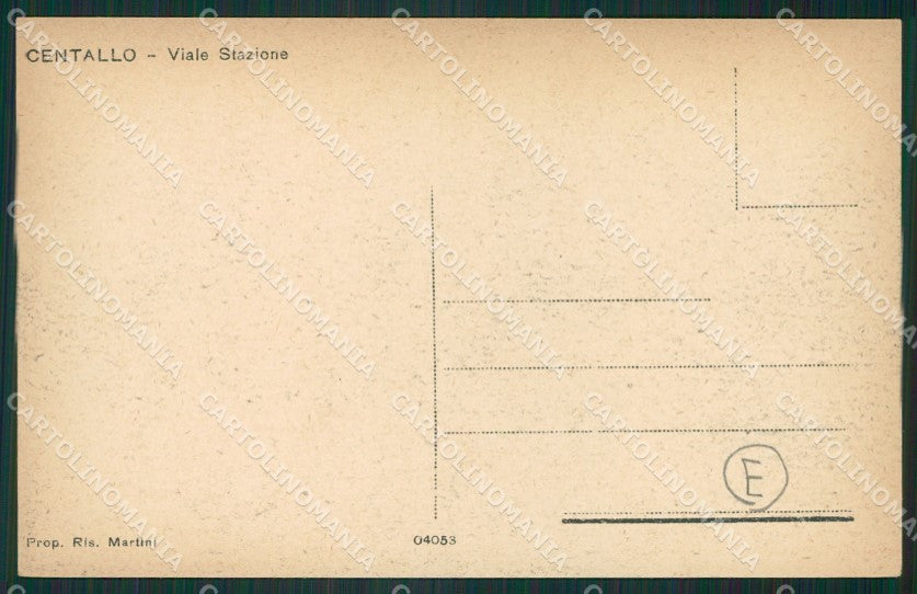 Cuneo Centallo cartolina QK8982 – retro