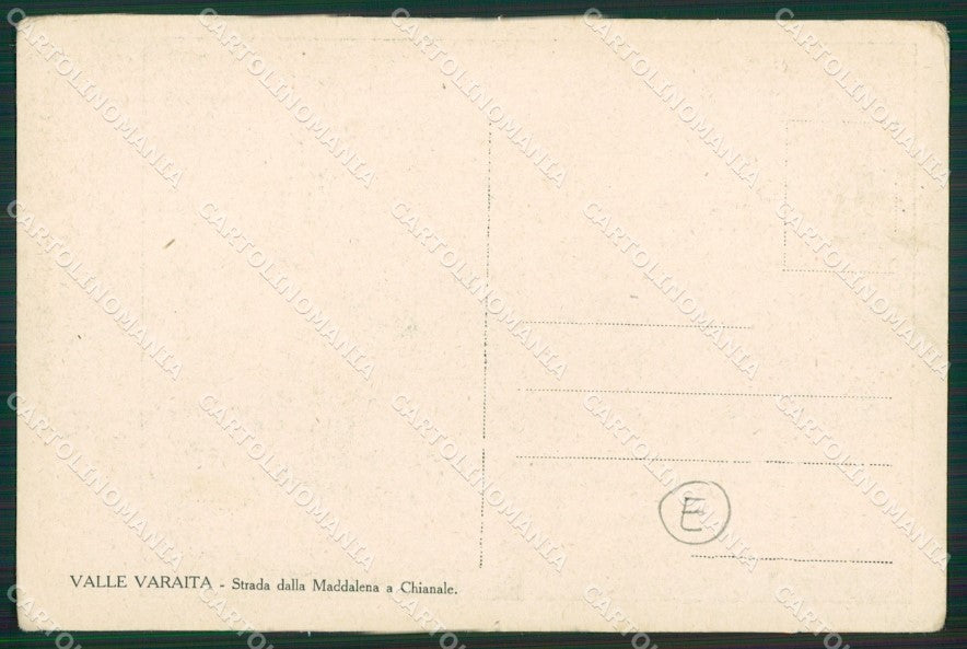 Cuneo Chinale Valle Varaita cartolina QK8984 – retro