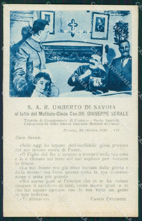 Cuneo Firenze Savoia cartolina QK8987 – fronte