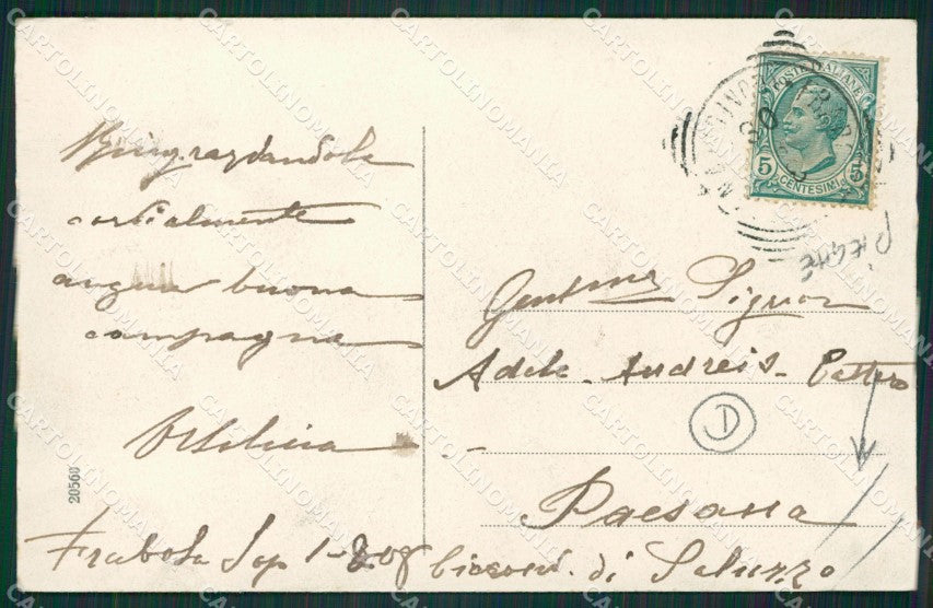 Cuneo Frabosa Soprana PIEGHE cartolina QK9014 – retro
