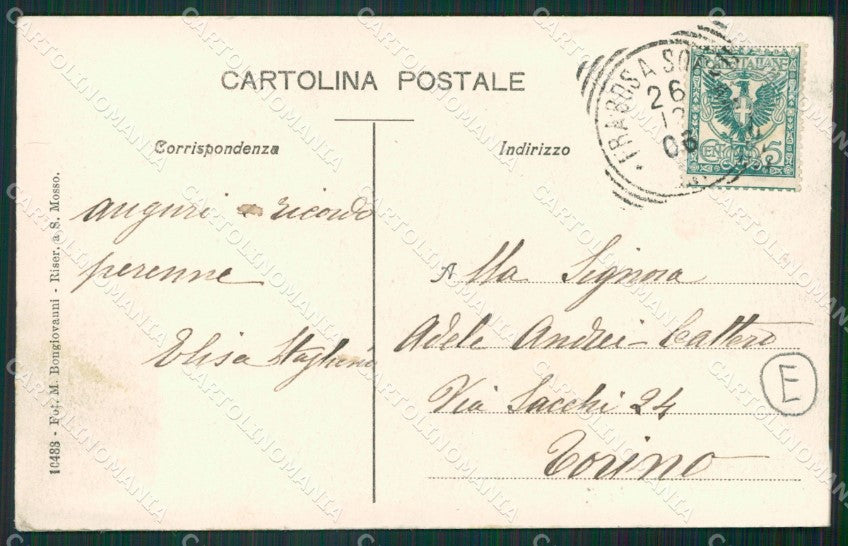 Cuneo Frabosa Soprana cartolina QK9016 – retro
