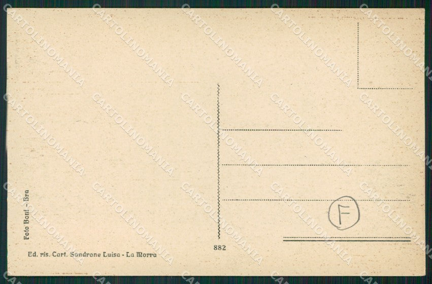 Cuneo La Morra cartolina QK9026 – retro