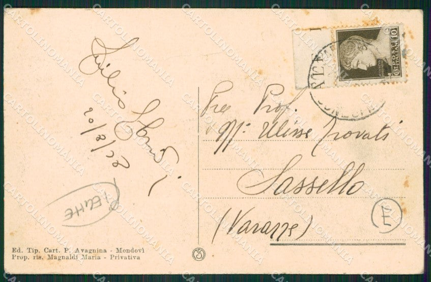 Cuneo Lurisia PIEGHE cartolina QK9031 – retro