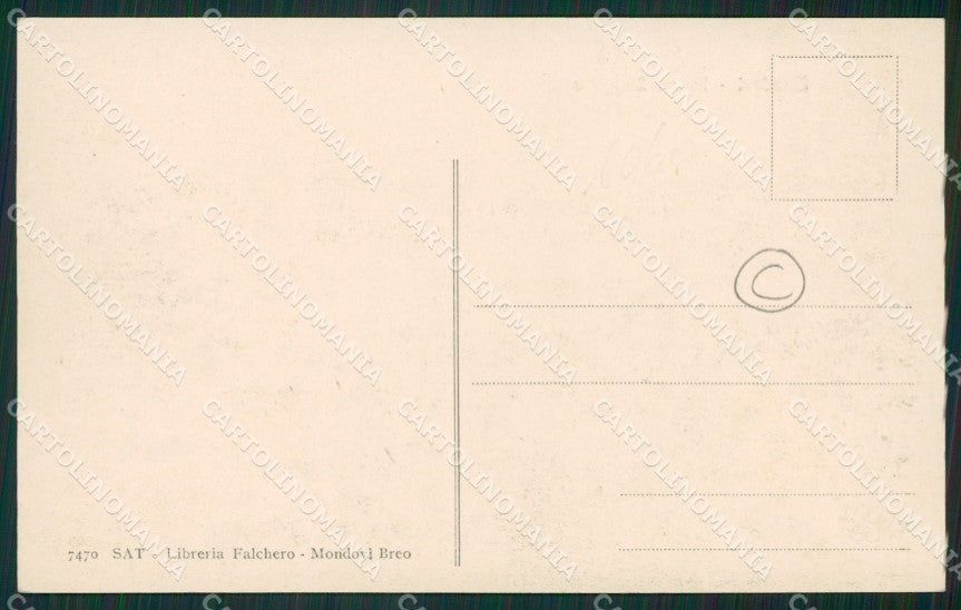 Cuneo Mondovì cartolina QK9039 – retro