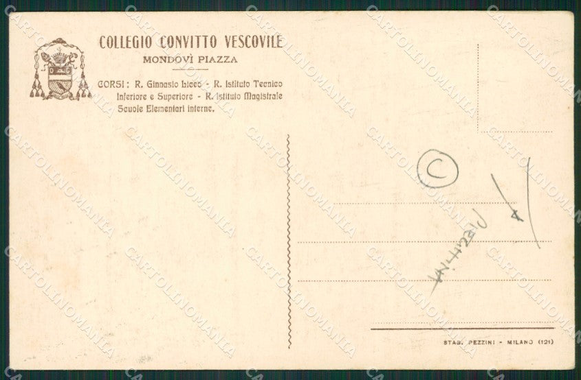 Cuneo Mondovì PIEGHINA cartolina QK9040 – retro
