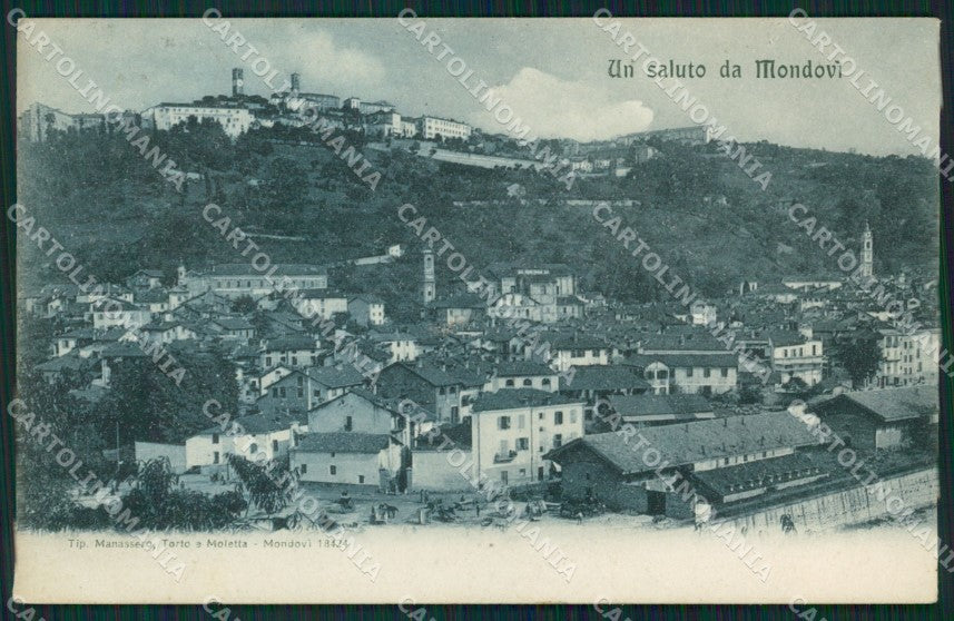 Cuneo Mondovì PIEGA cartolina QK9049 – fronte