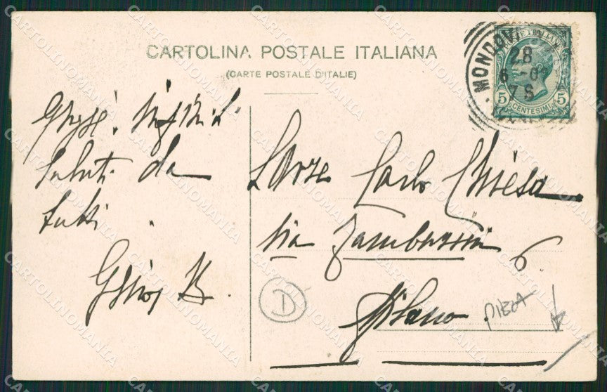 Cuneo Mondovì PIEGA cartolina QK9049 – retro