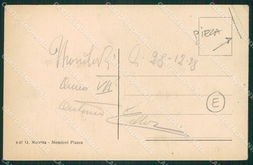 Cuneo Mondovì PIEGA cartolina QK9053 – retro