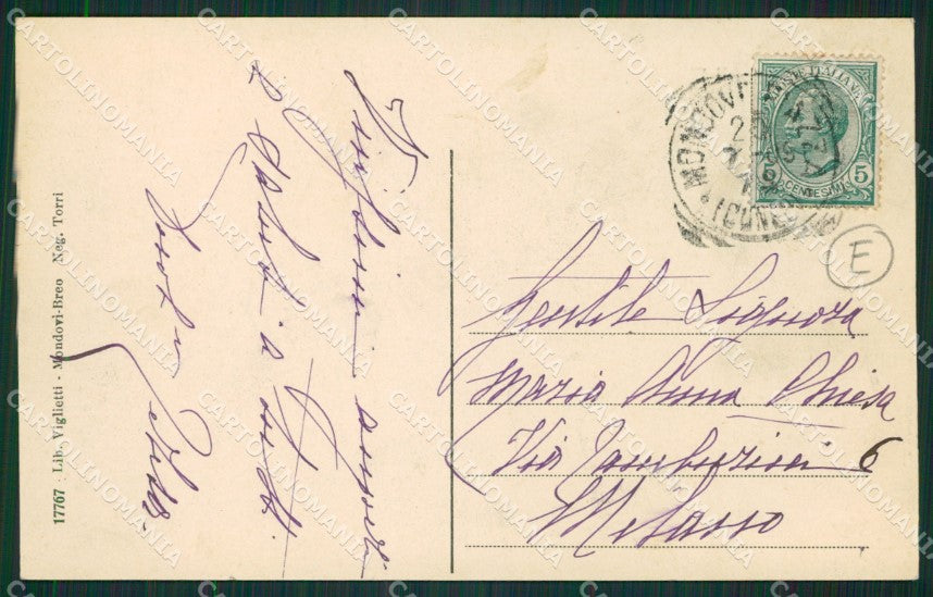 Cuneo Mondovì Stazione cartolina QK9060 – retro