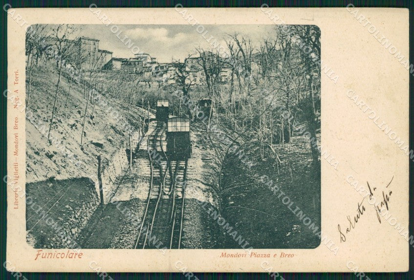 Cuneo Mondovì Funicolare cartolina QK9073 – fronte
