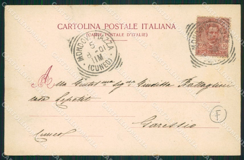 Cuneo Mondovì cartolina QK9074 – retro