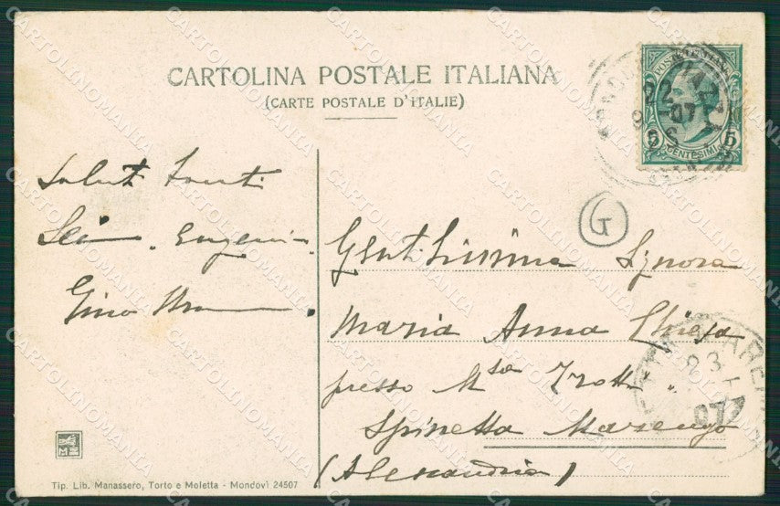 Cuneo Mondovì cartolina QK9086 – retro