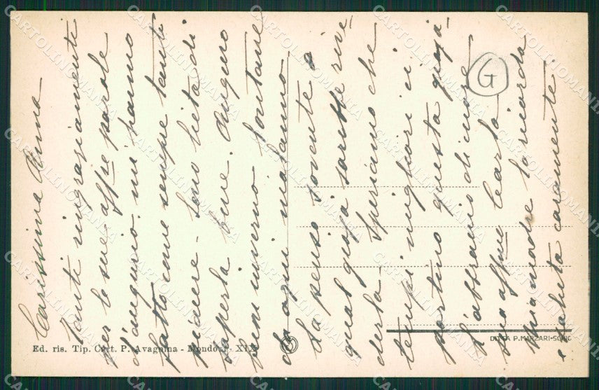 Cuneo Mondovì cartolina QK9087 – retro