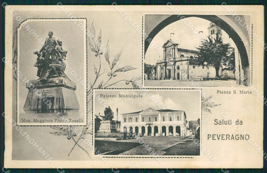 Cuneo Peveragno Saluti da cartolina QK9097 – fronte