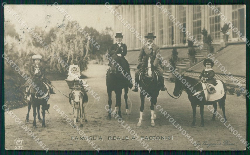 Cuneo Racconigi Savoia Sidesaddle Alterocca 227 foto cartolina QK9116 – fronte