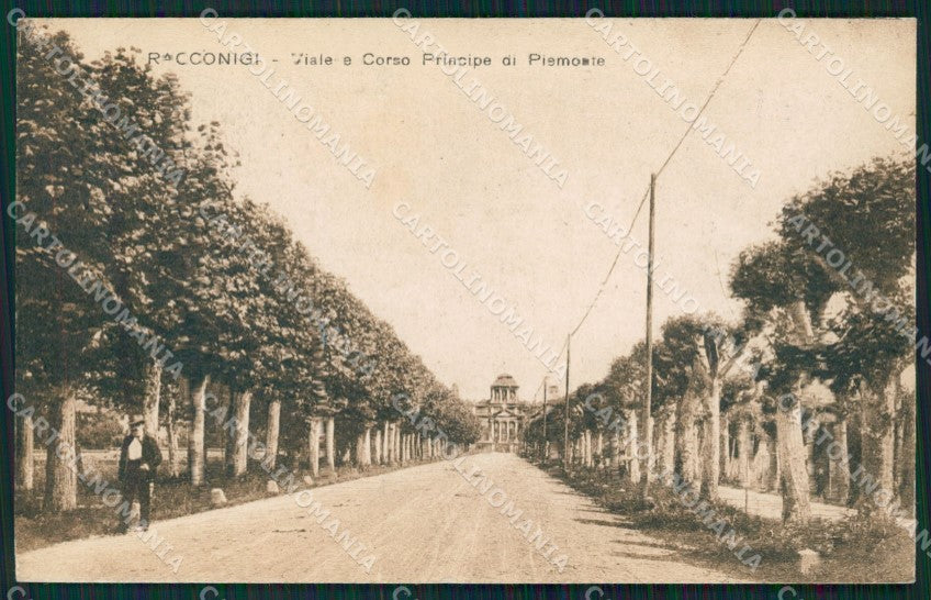 Cuneo Racconigi cartolina QK9121 – fronte
