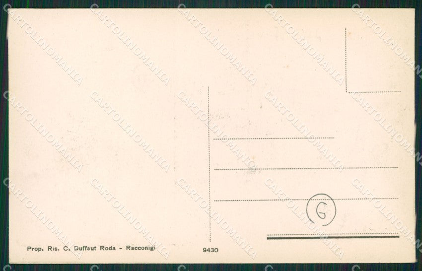 Cuneo Racconigi cartolina QK9121 – retro