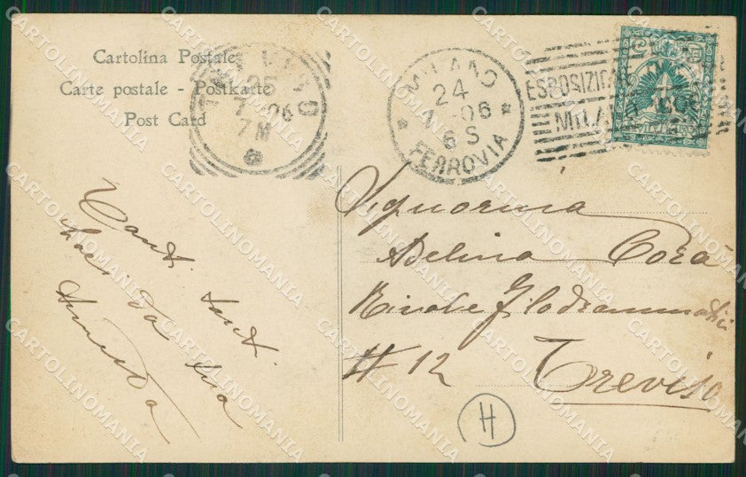 Cuneo Racconigi Savoia foto cartolina QK9123 – retro