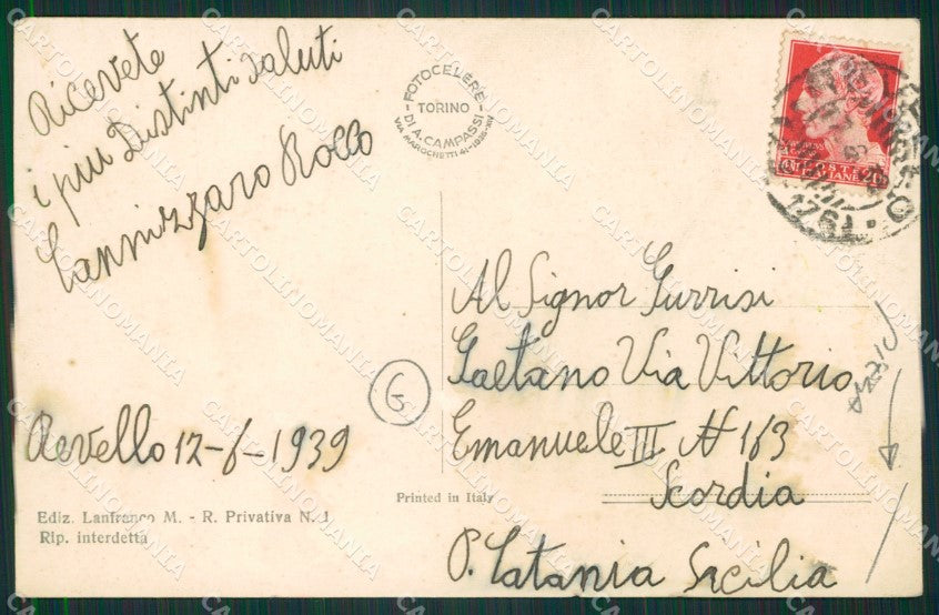 Cuneo Revello Saluti da foto cartolina QK9131 – retro