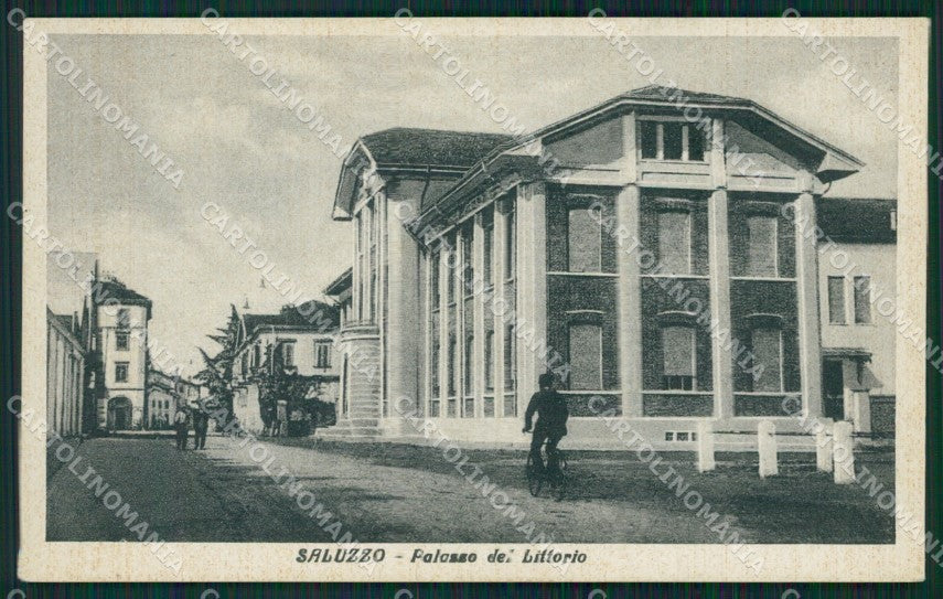 Cuneo Saluzzo Fascismo cartolina QK9152 – fronte