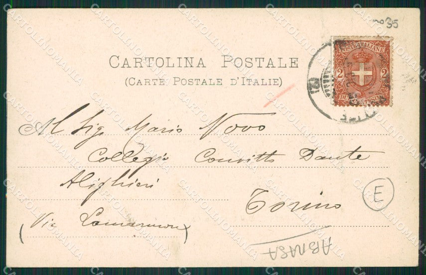 Cuneo Saluzzo Caserma ABRASA cartolina QK9156 – retro