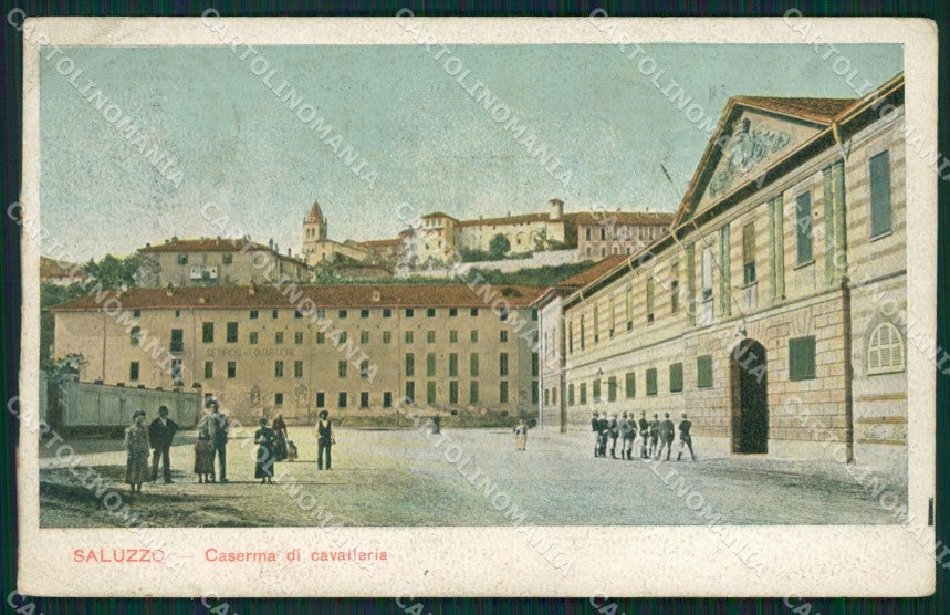 Cuneo Saluzzo Caserma cartolina QK9161 – fronte