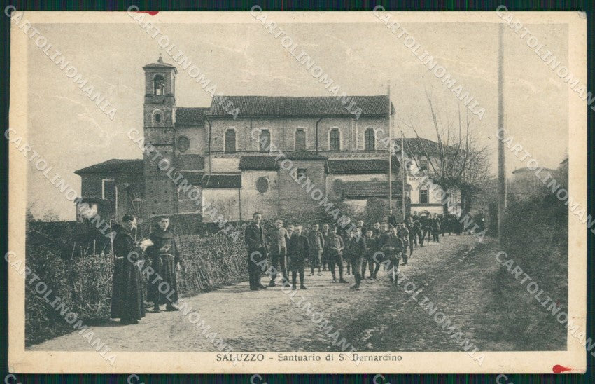 Cuneo Saluzzo San Bernardino cartolina QK9166 – fronte
