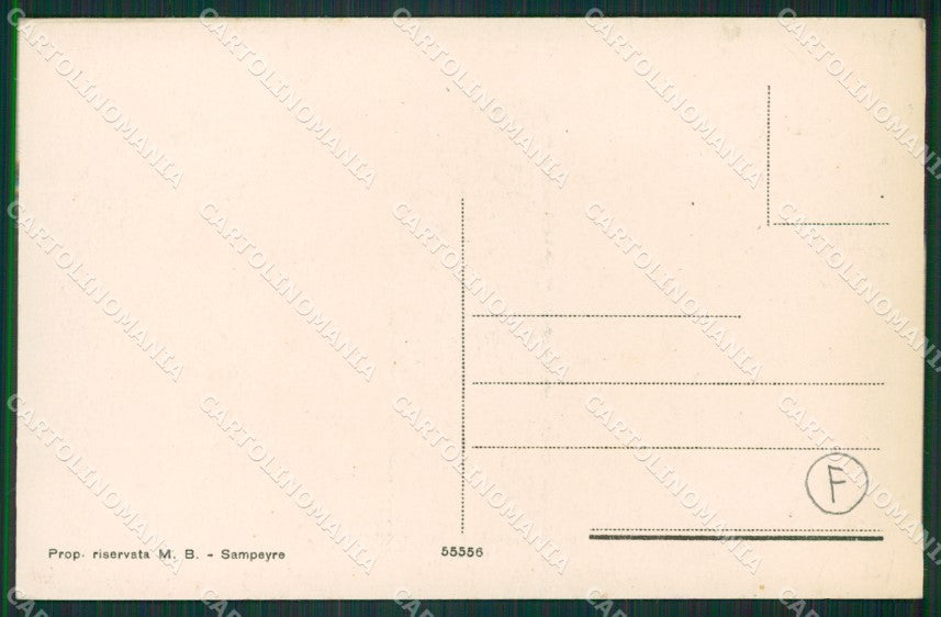 Cuneo Sampeyre cartolina QK9169 – retro