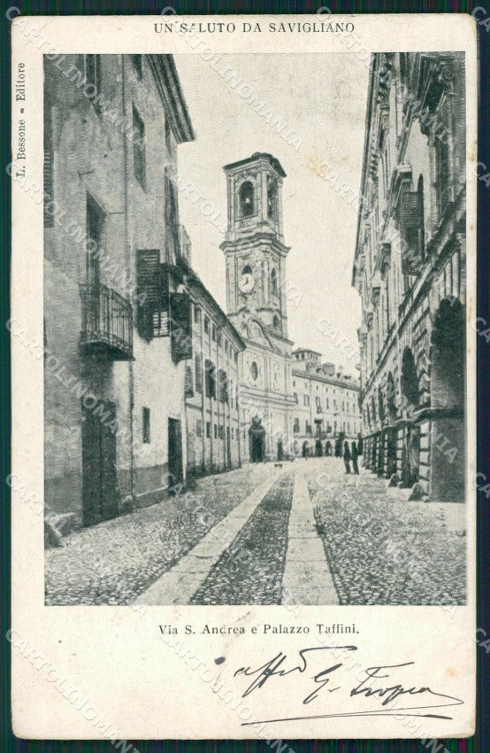 Cuneo Savigliano PIEGHINA cartolina QK9195 – fronte