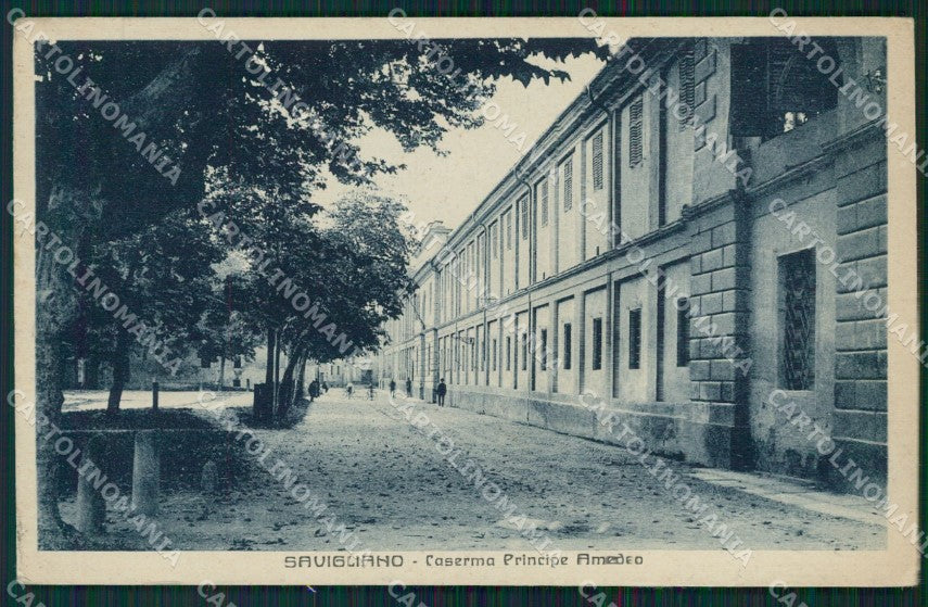 Cuneo Savigliano Caserma cartolina QK9201 – fronte