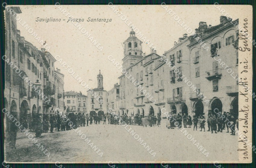 Cuneo Savigliano cartolina QK9213 – fronte