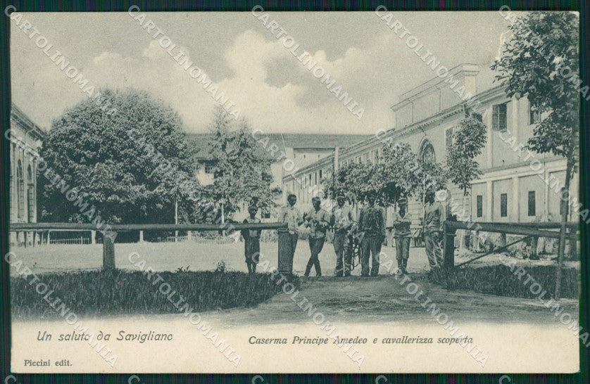 Cuneo Savigliano Militari ABRASA cartolina QK9217 – fronte
