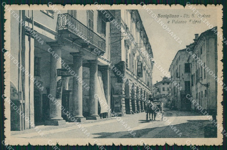 Cuneo Savigliano PIEGHINE cartolina QK9218 – fronte
