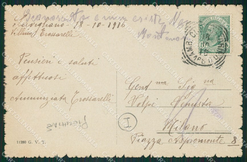 Cuneo Savigliano PIEGHINE cartolina QK9218 – retro