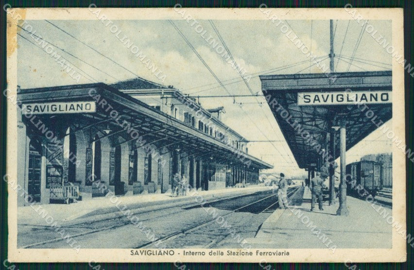 Cuneo Savigliano Stazione cartolina QK9219 – fronte