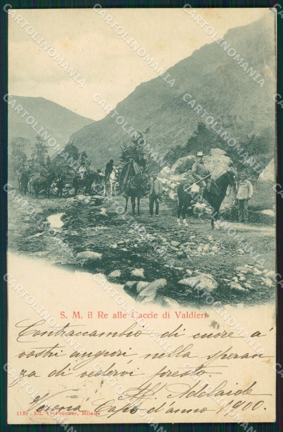 Cuneo Tenda Valdieri Savoia cartolina QK9230 – fronte