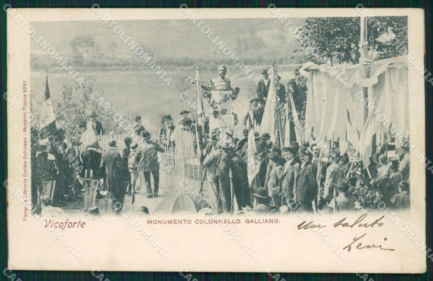 Cuneo Vicoforte Colonnello Galliano cartolina QK9238 – fronte