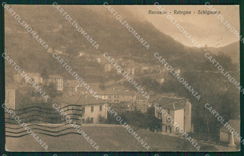 Como Avrascio Retegno Schignano cartolina QK9255 – fronte