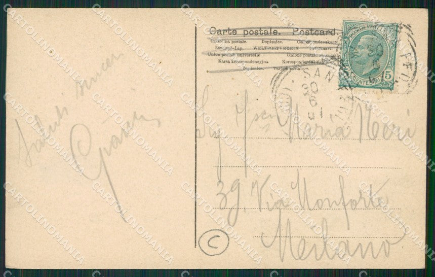 Como Castiglione Intelvi cartolina QK9257 – retro