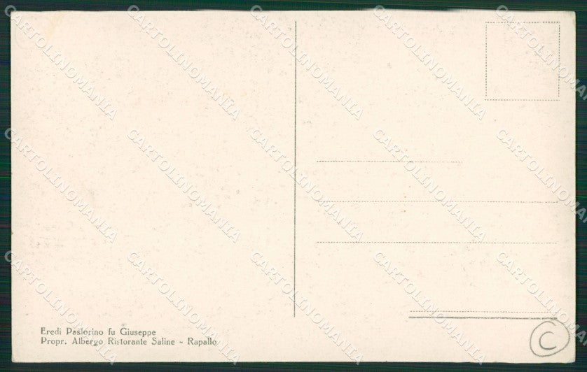 Genova Rapallo cartolina QK9258 – retro