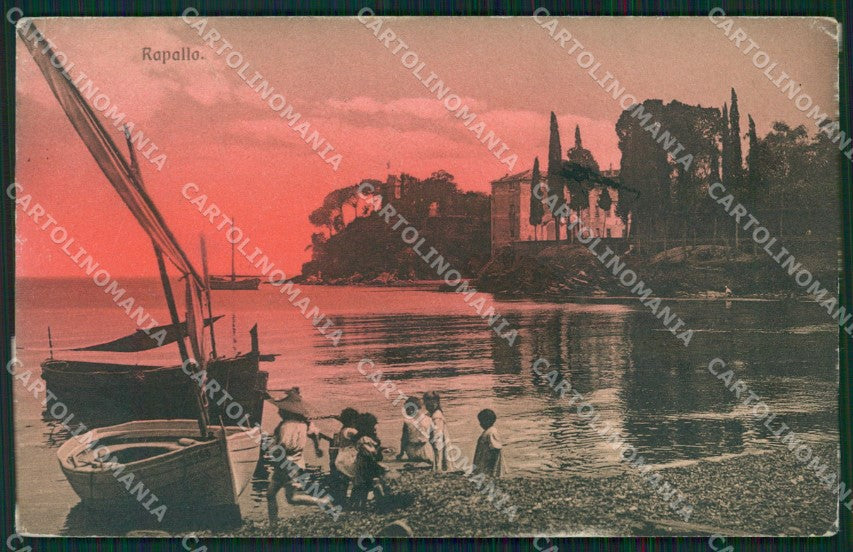 Genova Rapallo cartolina QK9259 – fronte