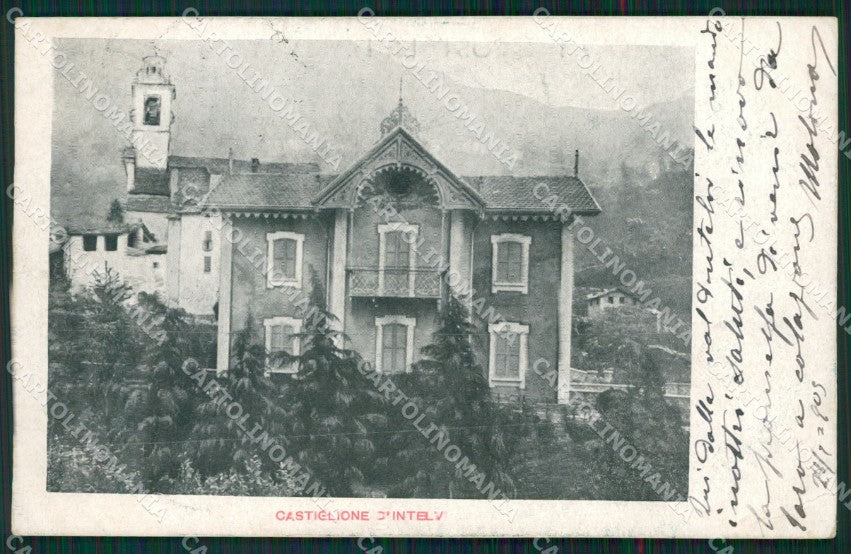 Como Castiglione Intelvi PIEGA cartolina QK9269 – fronte