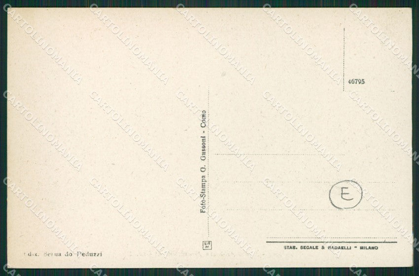Como Schignano cartolina QK9277 – retro