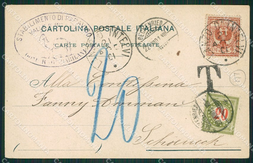 Como Casasco Intelvi cartolina QK9280 – retro