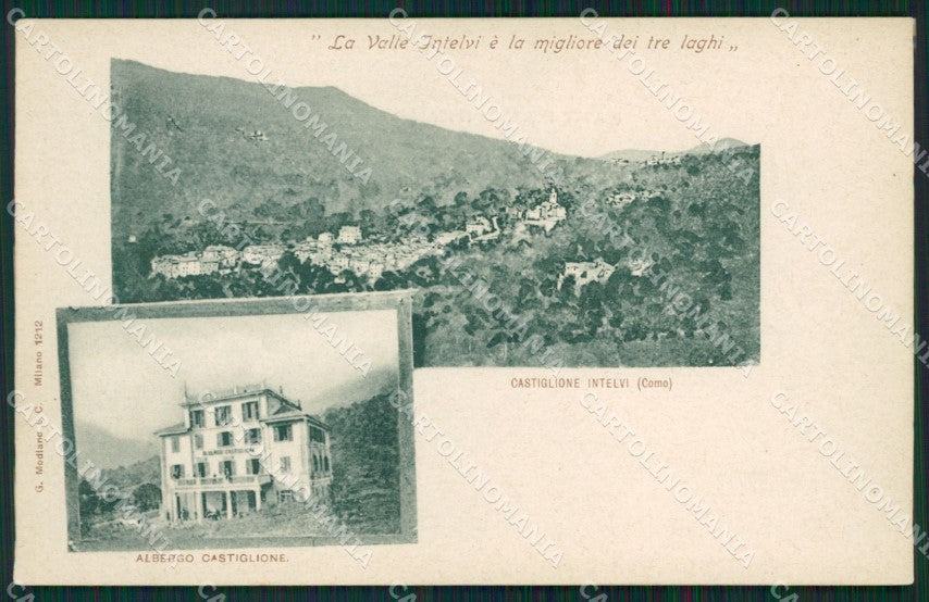 Como Castiglione Intelvi cartolina QK9281 – fronte
