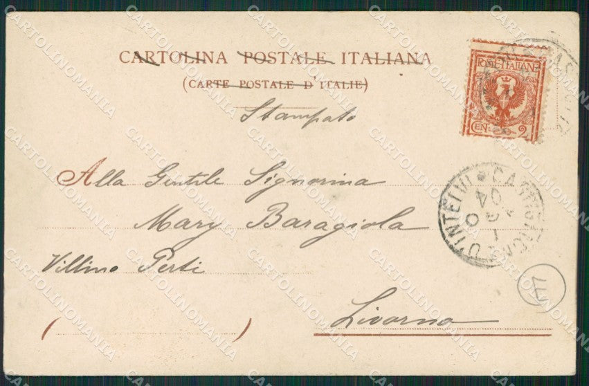 Como Castiglione Intelvi cartolina QK9285 – retro